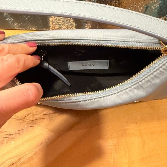 Bally Nour Shoulder Bag in Seashell Blue - Picture 13 of 16